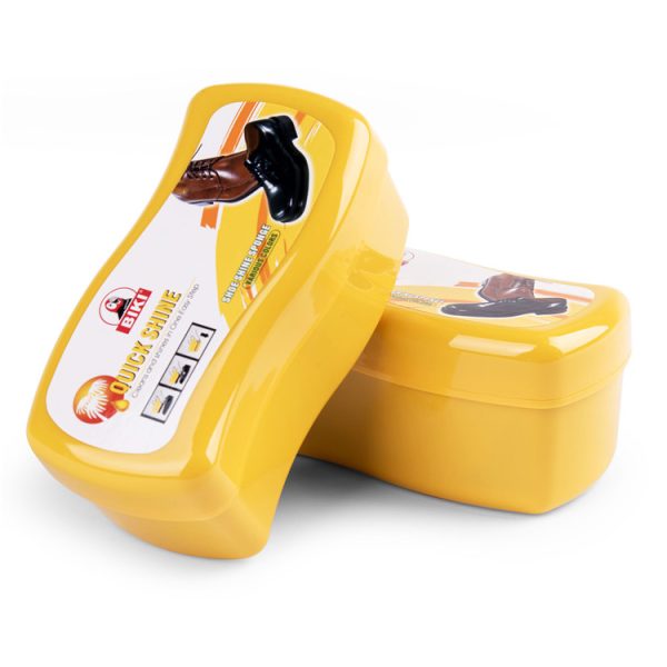 BIKI Instant Shoe Shine Sponge for Leather Shoes
