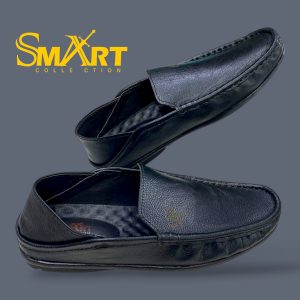 SMART Rubber Sole Laser Cut Leather Loafers