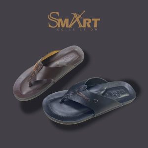 Smart new tow belts original leather Slippers.