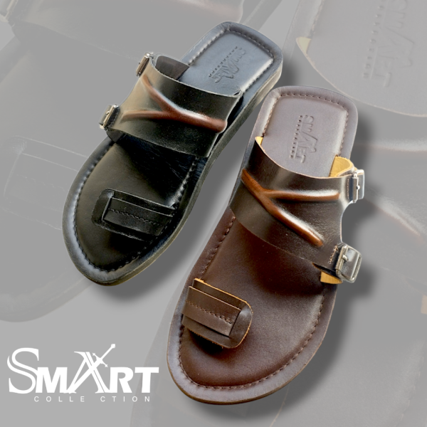 Smart new Lather angta styles slippers