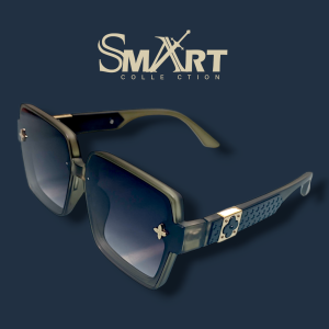 Fashionable printed leg square frame sunglass for women