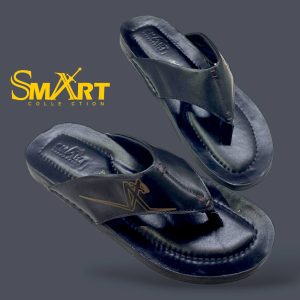 SMART New Two Belt Soft Lather Slipper For Men.